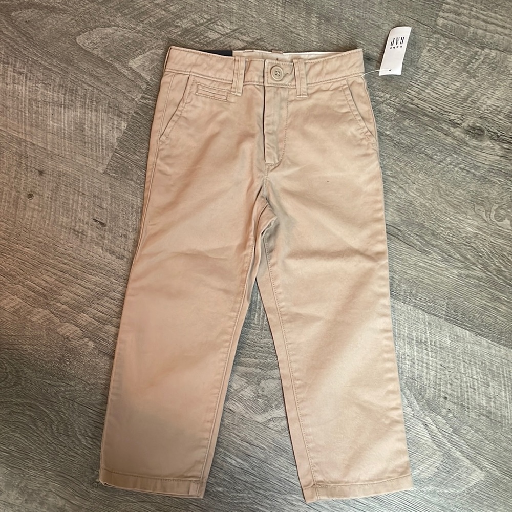 Baby GAP Adjustable Waist Khaki Pants size 3